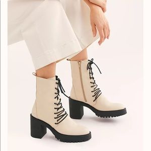 FREE PEOPLE Dylan lace-up boots size 38,